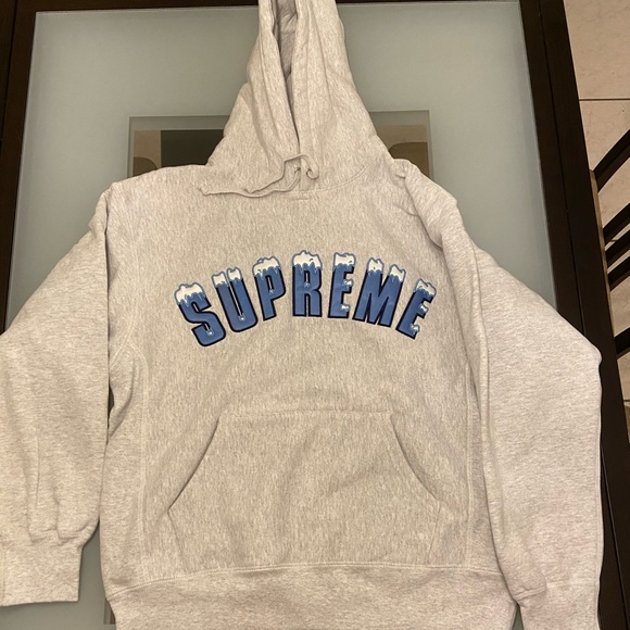 Supreme icy arc hooded グレー L Supreme-Icy-Arc-Hooded-